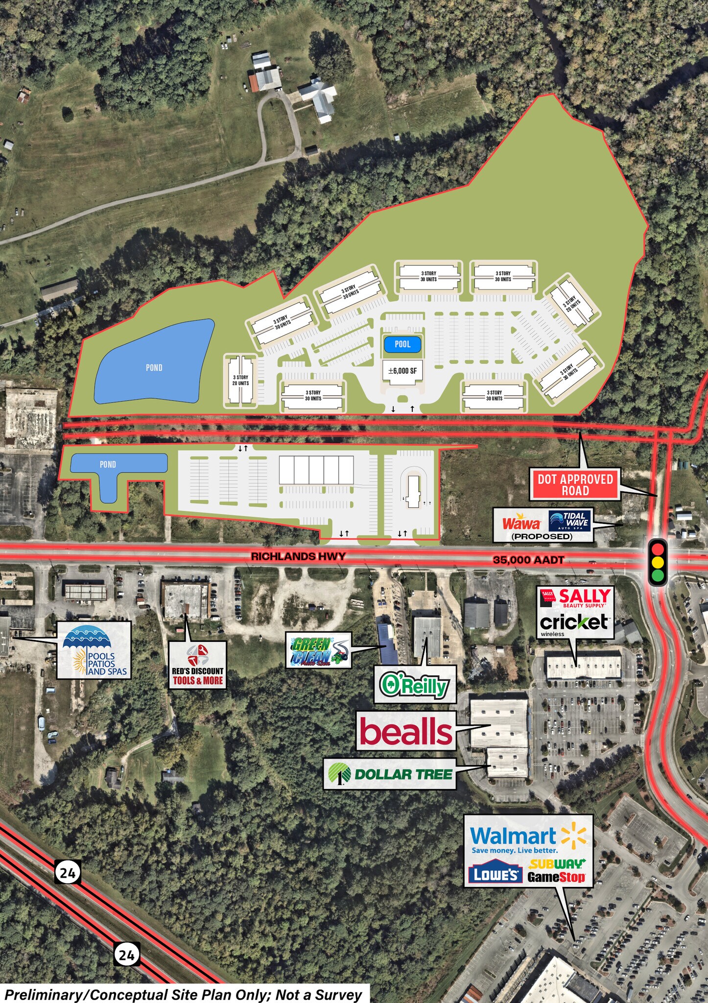 2874 Richlands Hwy, Jacksonville, NC for Sale