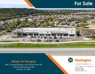 Leander, TX Storefront Retail/Office - Swc Of Ronald Reagan Boulevard & Gabriels Horn Rd Leander, TX Storefront Retail/Office - Swc Of Ronald Reagan Boulevard & Gabriels Horn Rd