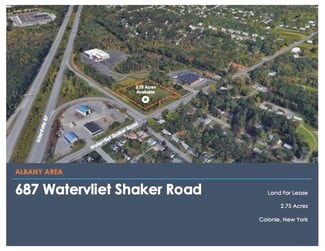 Latham, NY Commercial Land - 687 Watervliet Shaker Rd