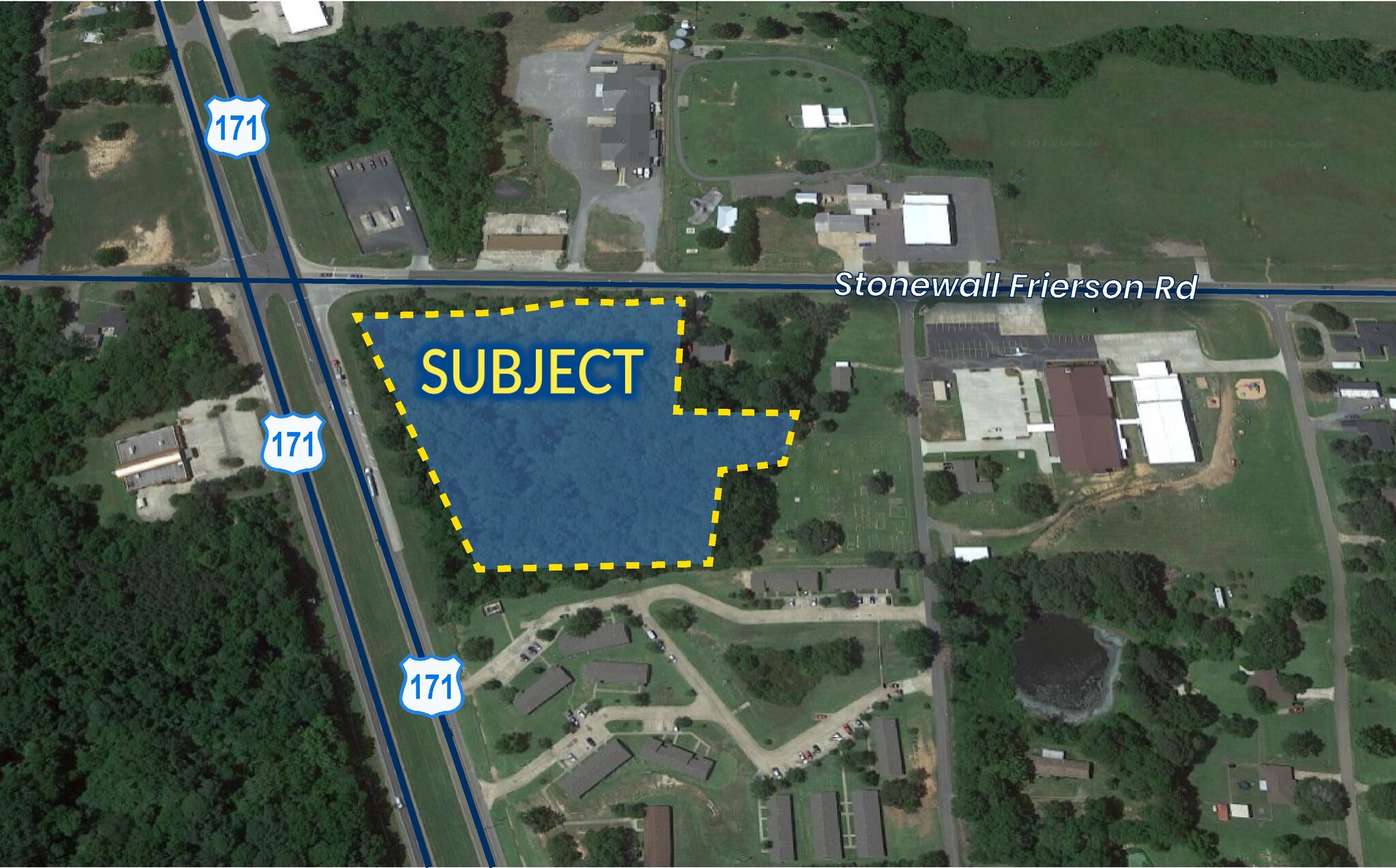 0 Highway 171 at Highway 3276, Stonewall, LA for Sale