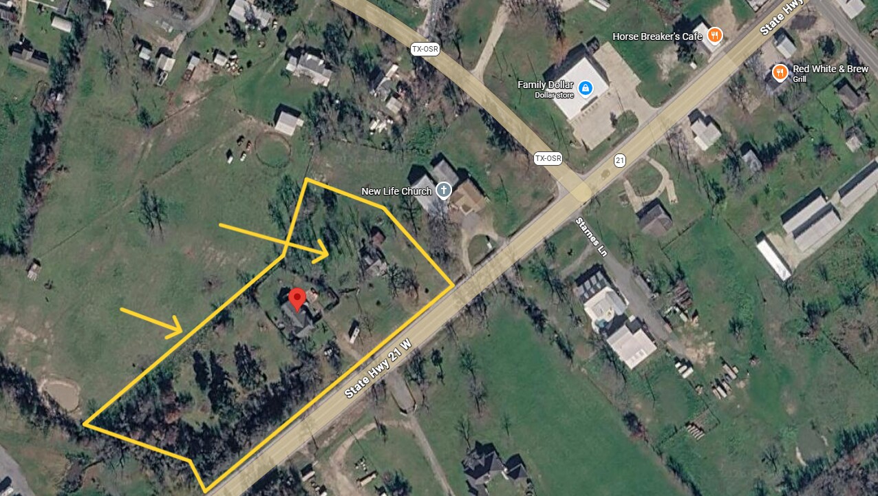 11915 & 11951 Tx-21, Midway, TX for Sale