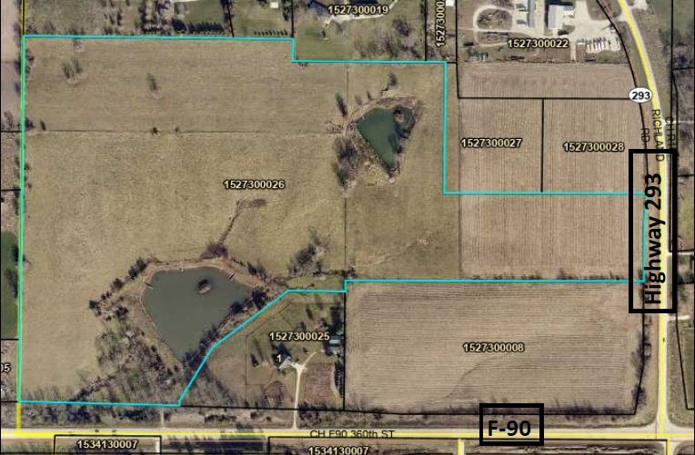 360th St & Hwy 293 St, Van Meter, IA for Sale