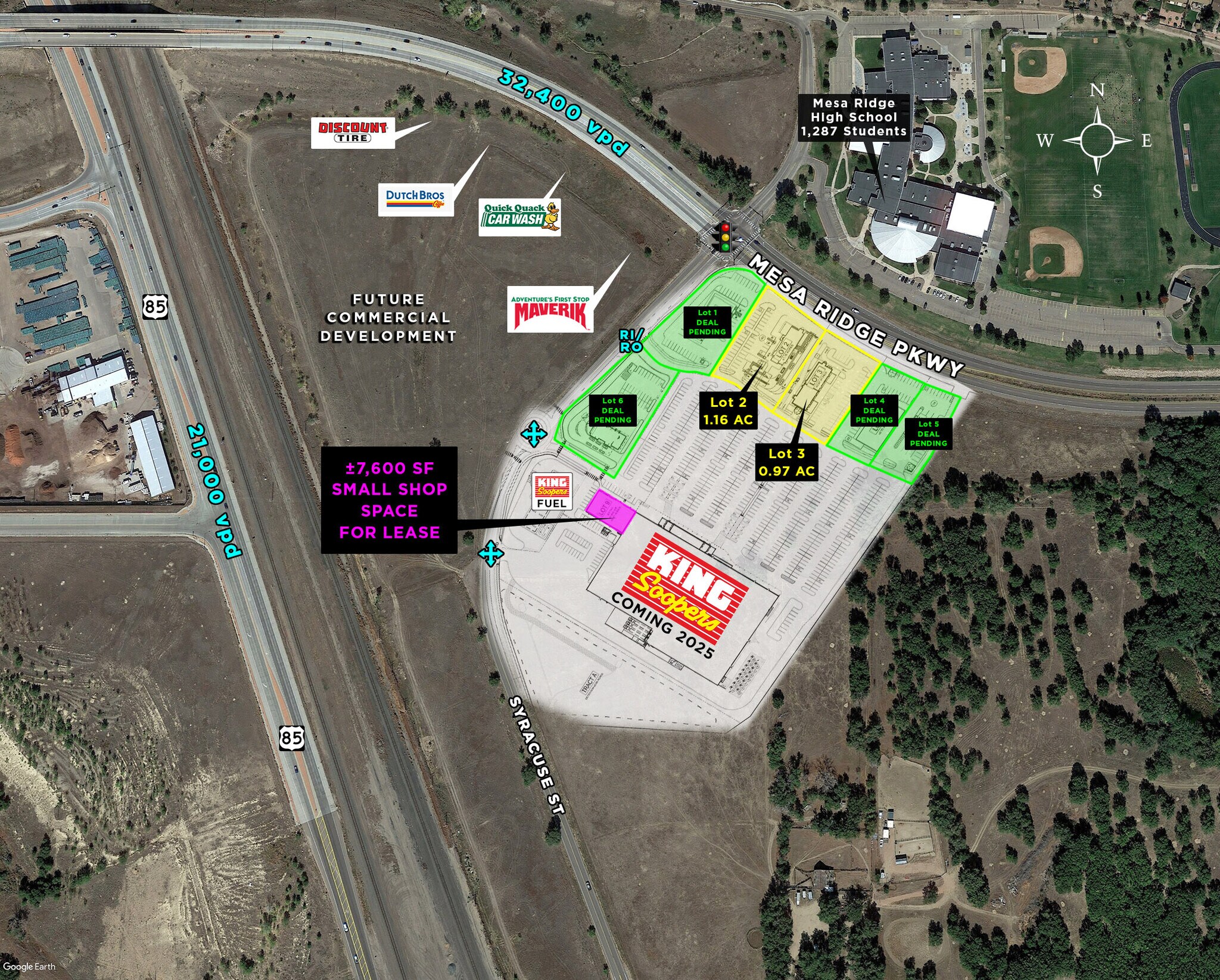 Mesa Ridge Pky Fountain, CO 80817 Retail Property for Lease on