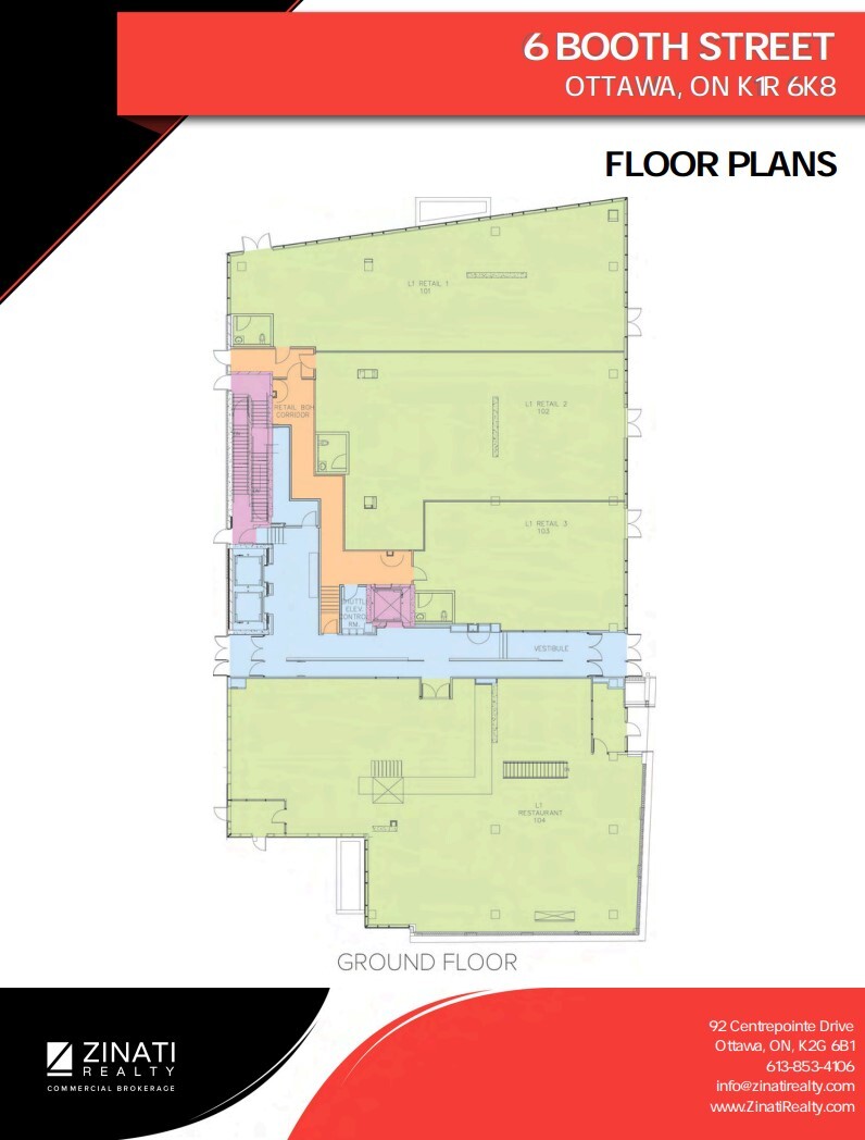 6 Booth St, Ottawa, ON for Rent