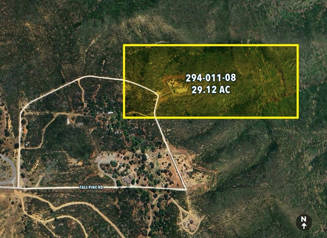 Tall Pine Rd @ K Q Ranch Rd, Julian, CA for Sale