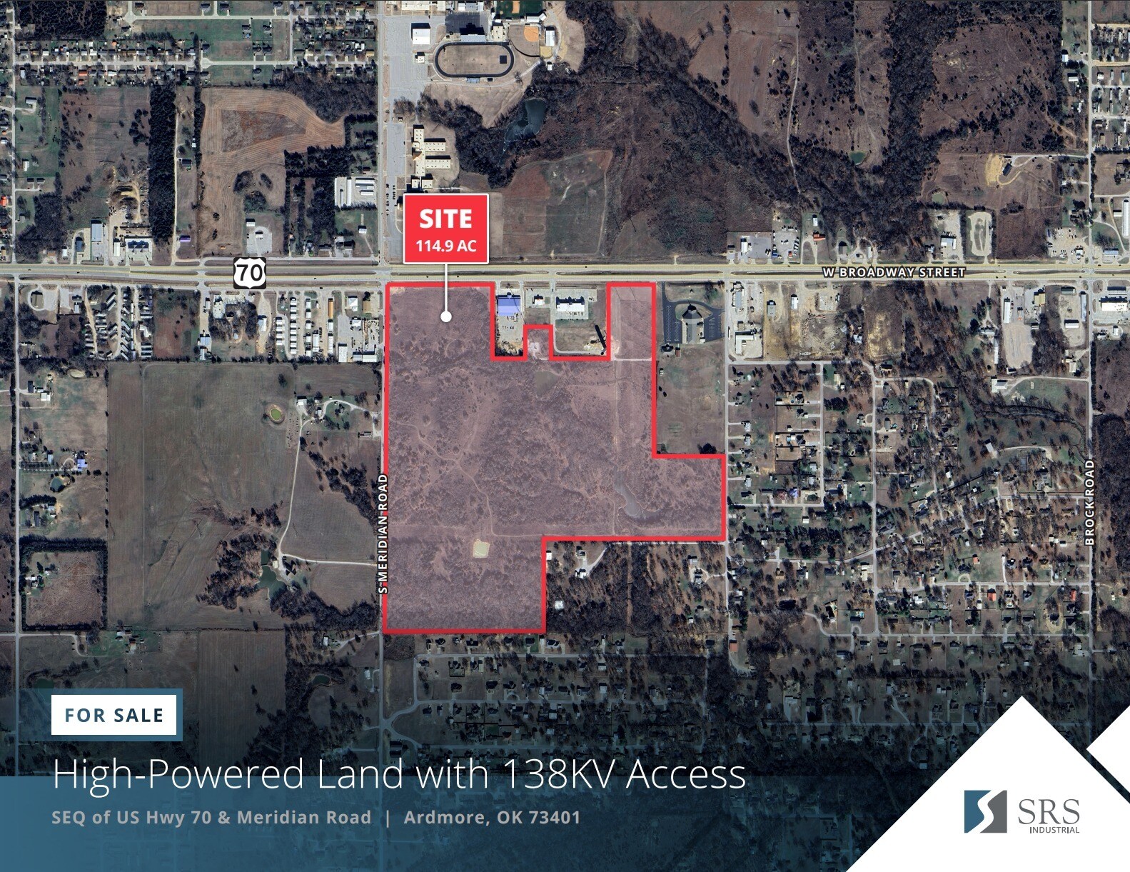SEQ US HWY 70 @ Meridian Rd, Ardmore, OK for Sale
