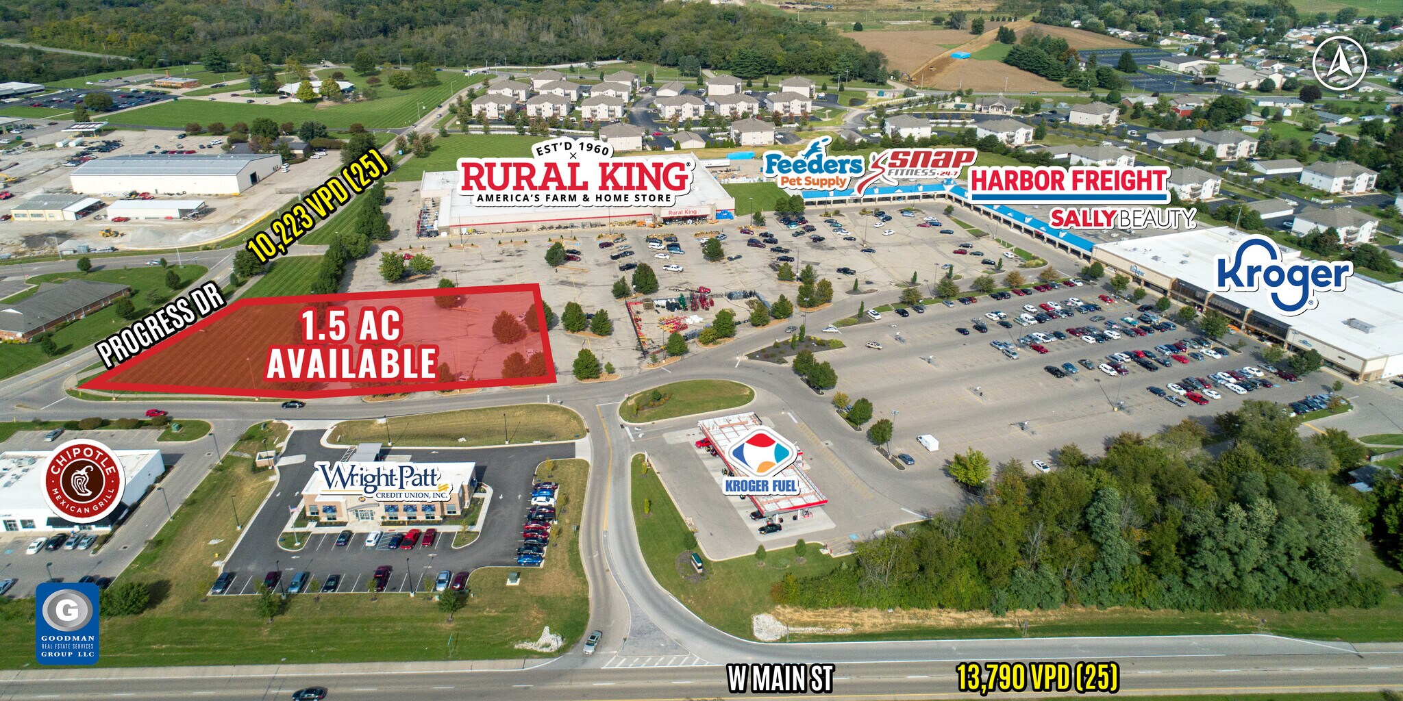 N Progress Dr @ Main St, Xenia, OH for Rent