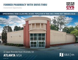 Riverdale, GA Drug Store - 22 Upper Riverdale Rd