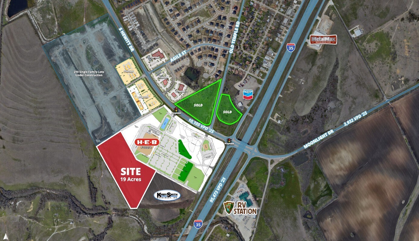 SWQ S Hewitt Dr @ I-35, Hewitt, TX for Sale
