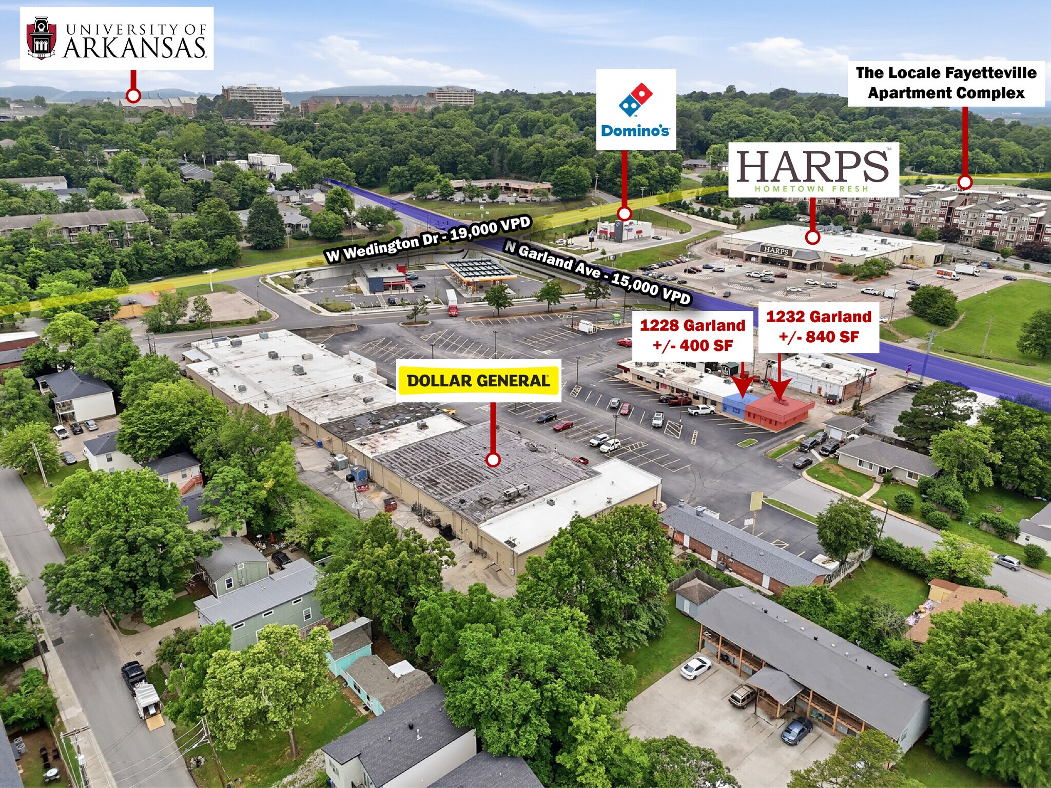 1200-1220 N Garland Ave, Fayetteville, AR for Rent