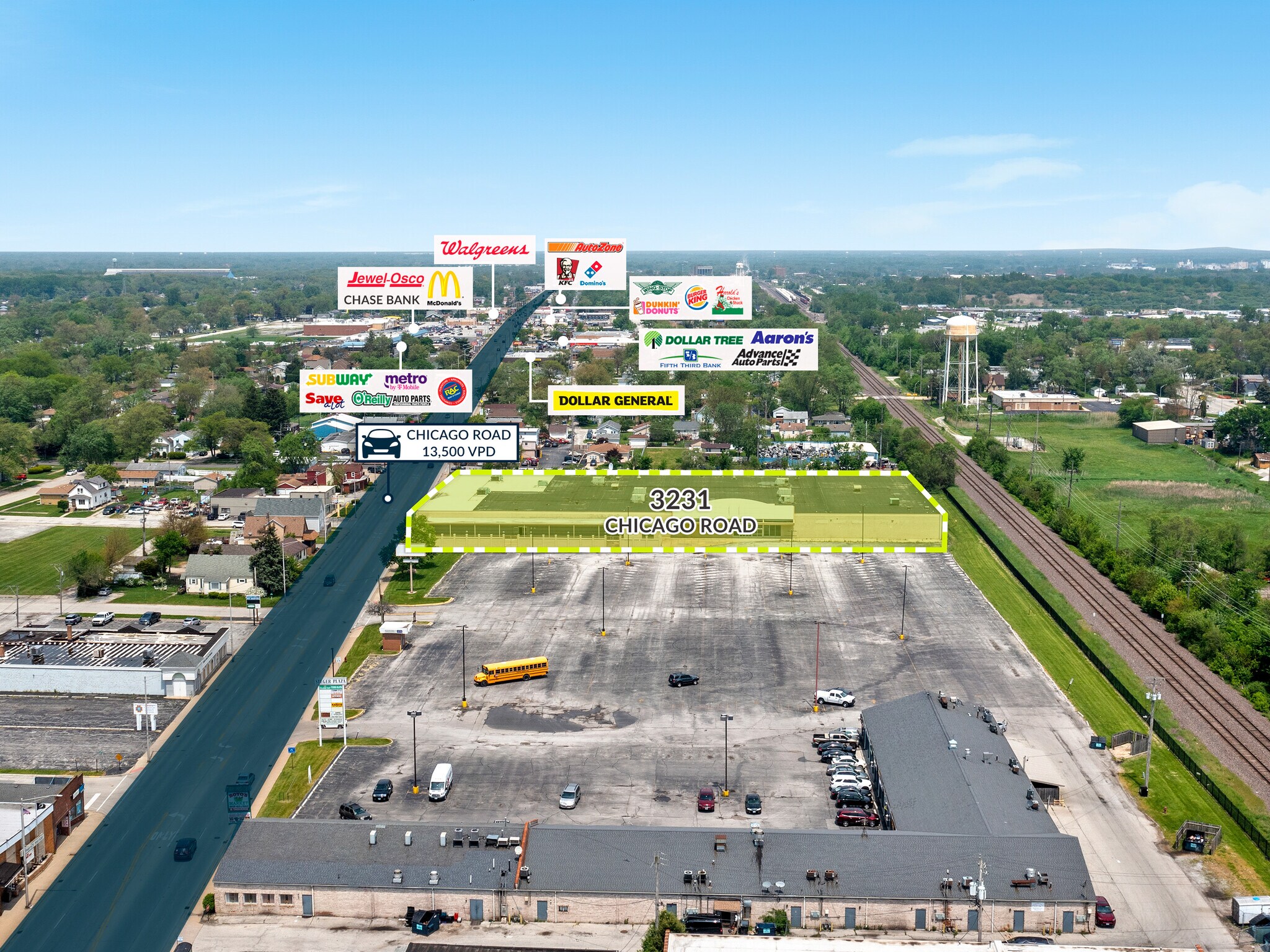 3231 Chicago Rd Steger, IL 60475 Retail Property for Sale on